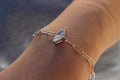 Marquise Zircon 925 SILVER Bracelet